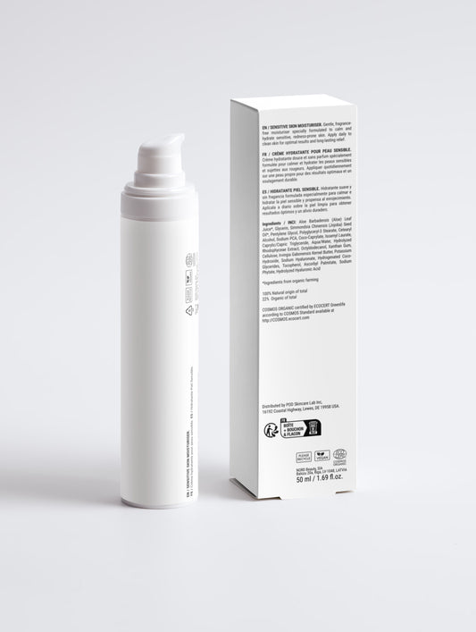 Sensitive Skin Moisturiser, Fragrance Free