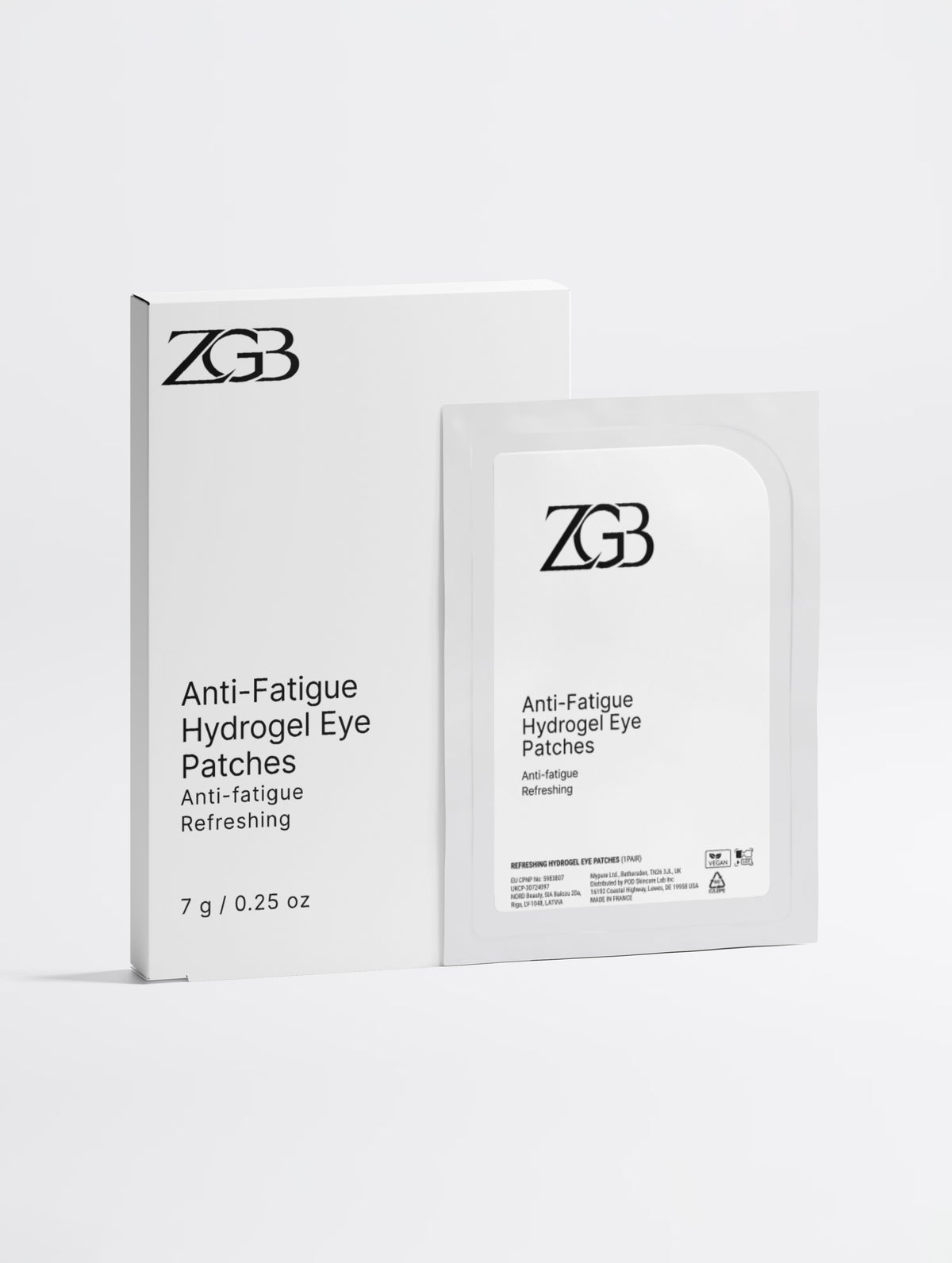 Anti-Fatigue Hydrogel Eye Patches