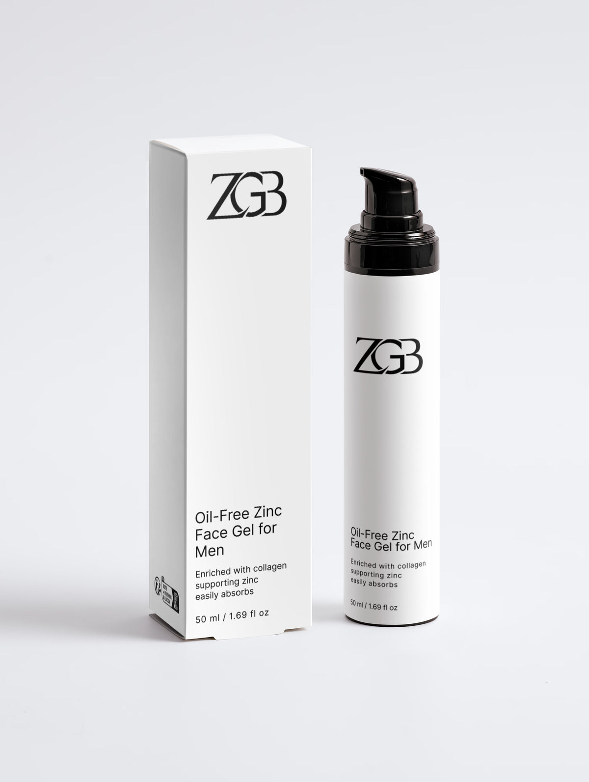 Oil-Free Zinc Face Gel for Men